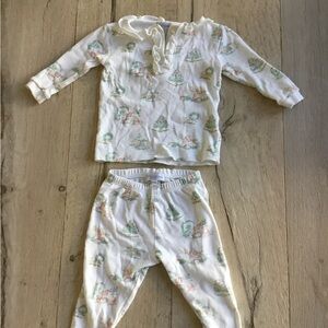 Nellapima Kids Christmas Toile Pajama Set